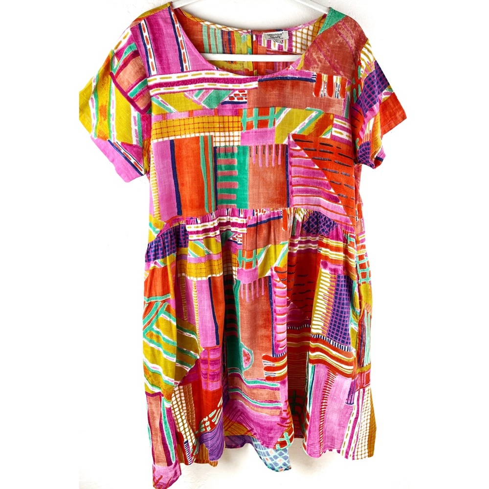 Women Orientique Naturally Australian 100% Cotton Size M Pockets Lightweight